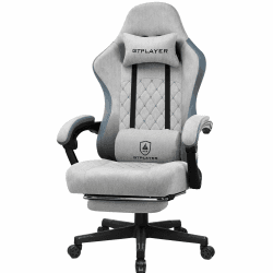 🎮 GTPLAYER Gaming Stuhl Ergonomischer Gaming Sessel mit Stoffoberfläche 💺