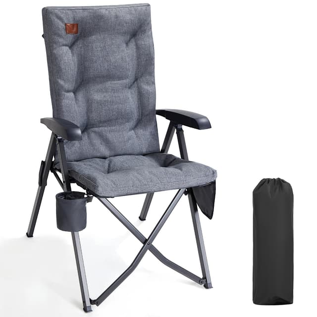 EVER ADVANCED Campingstuhl Faltbar Rückenverstellbar 🏕️