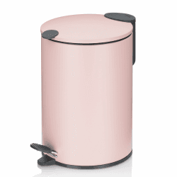 kela Kosmetikeimer 3l rosa matt, Silent-Close-Deckel, Tretmülleimer Badezimmer MATS Angebot bei HelloDeals