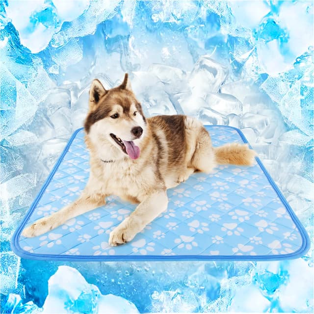 Rywell Entfärbung Kühlmatte für Hunde Katzen - 70×90cm Selbstkühlende Hundematte 🐶