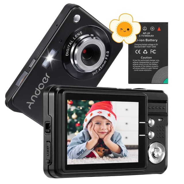 Andoer Digitalkamera, 18M 720P HD Kamera Digital Video Camcorder 📸🎥
