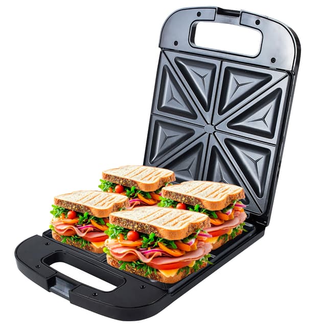 🥪 ADLER EUROPE AD 3055 Sandwich Maker 2000W – 4 Sandwiches 🥪