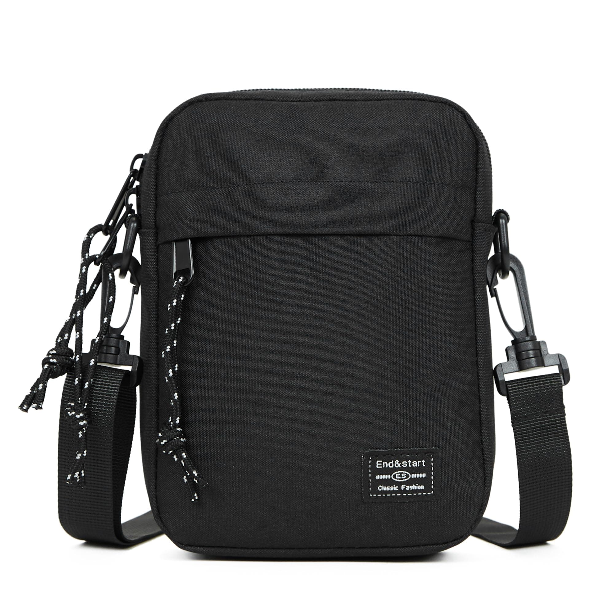 📱 Handy Umhängetasche Klein Herren - Schwarze Herrentasche zum Umhängen 🎁