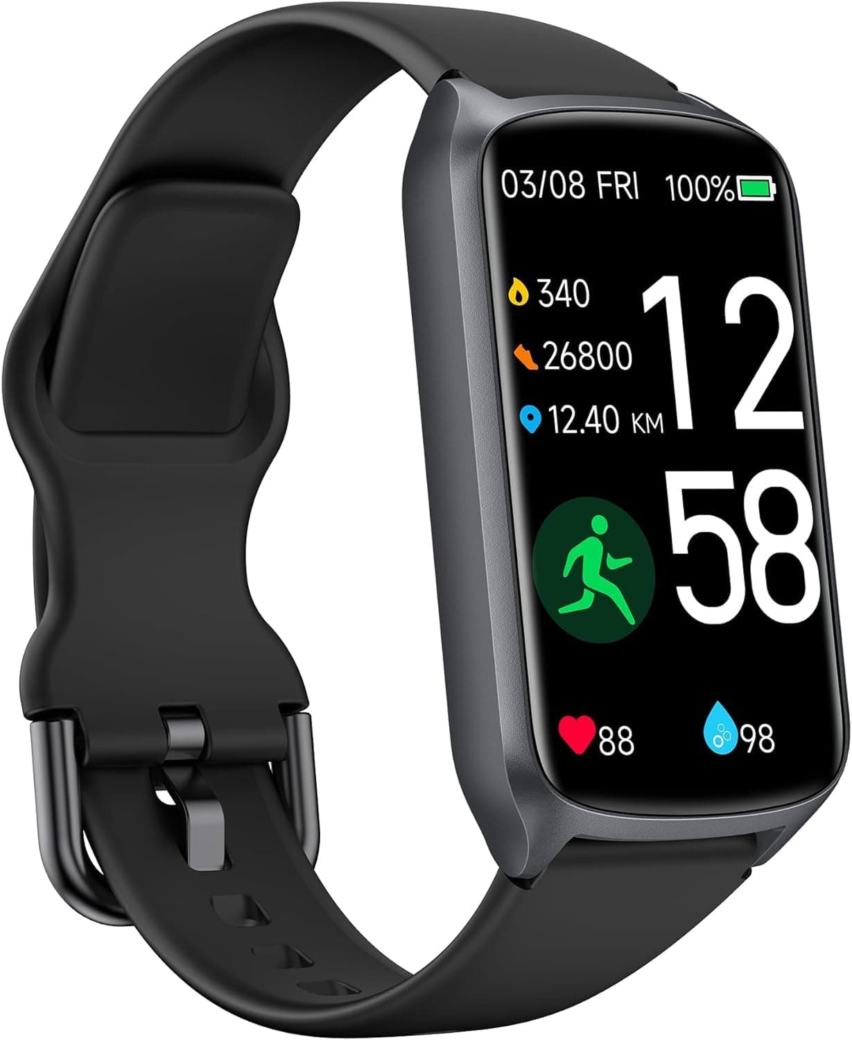 Fitness Tracker Fitnessuhr Damen Herren 🏋️‍♂️
