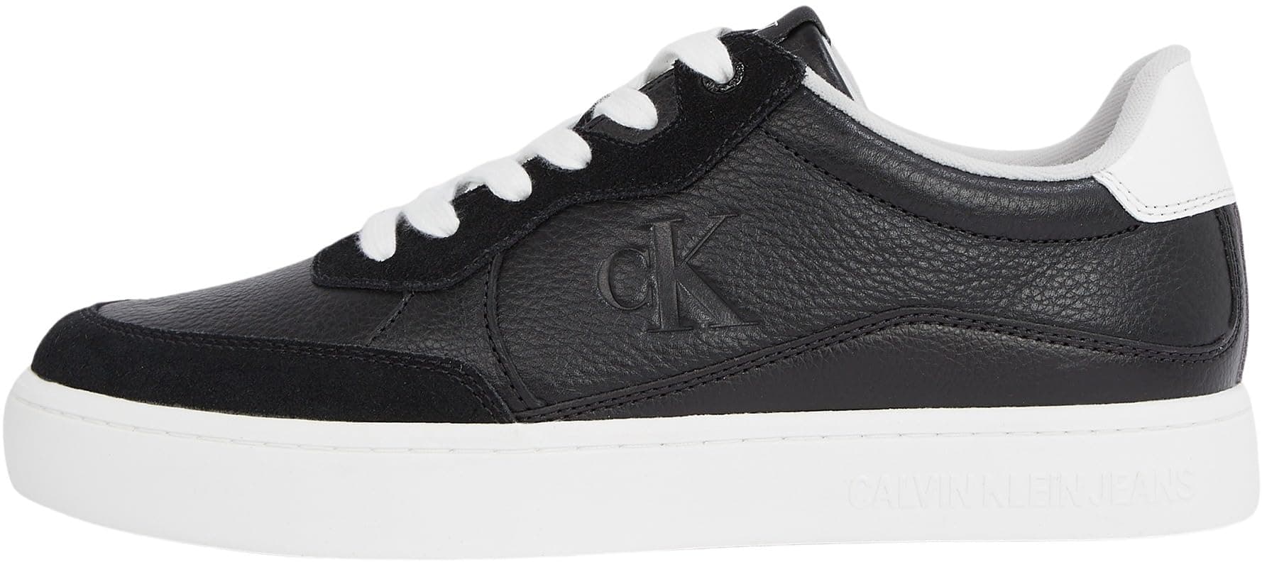 Calvin Klein Herren Classic Cupsole Mg Wmm Ym0ym01153 Low Top 43 EU Schwarz Schwarz Bright White 👟🔝
