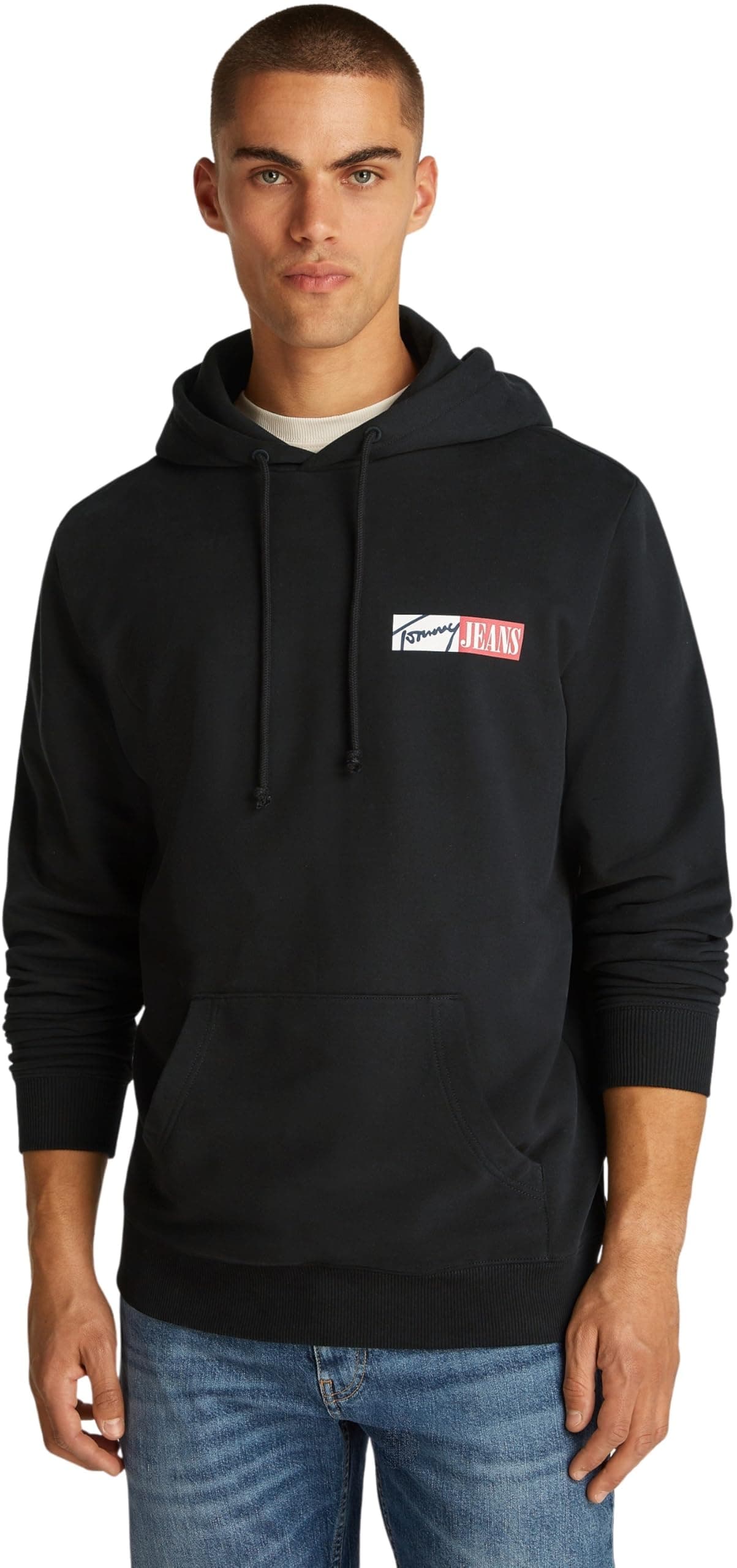 Tommy Jeans Herren Hoodie Entry Graphic mit Kapuze M Black (Black) 🖤 - 41.71€