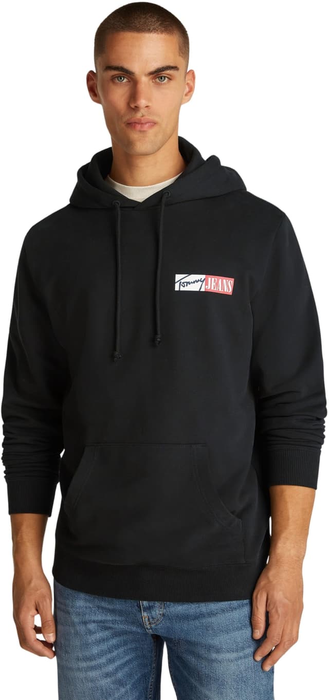 Tommy Jeans Herren Hoodie Entry Graphic mit Kapuze M Black (Black) 🖤 - 41.71€