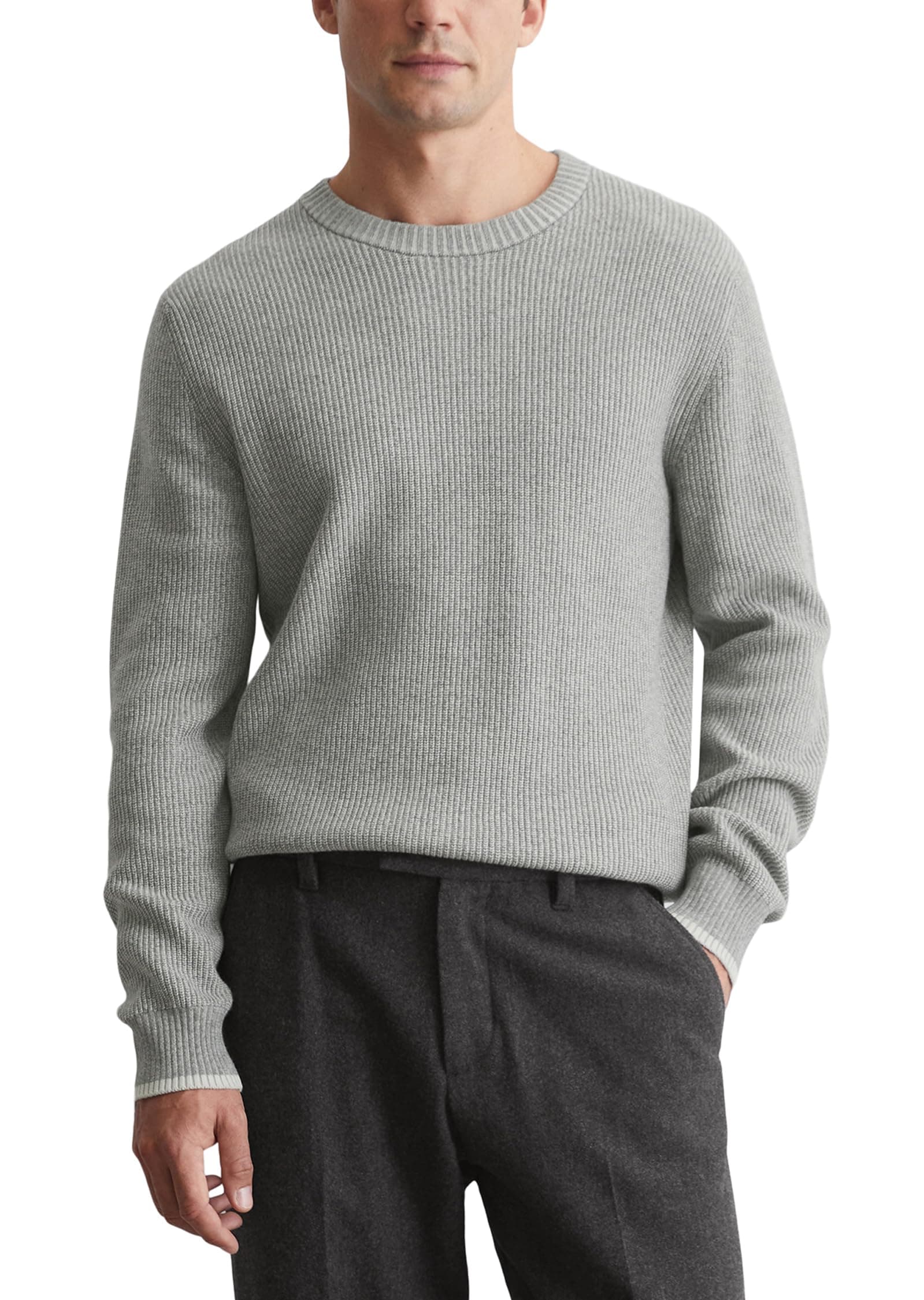 👕 Marc O'Polo Herren Strickpullover mit Rundhalsausschnitt Langarm XL 936 - Deal des Tages!