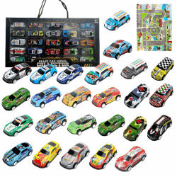🚗🎁 25 Stück Set Matchbox Auto Mit 1 Karte - Spielzeugauto Mit Rückzug