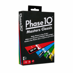 🃏🎲 Angelehnt an Rommé: Mattel Games Phase 10 Masters Classic Kartenspiel 🎲🃏