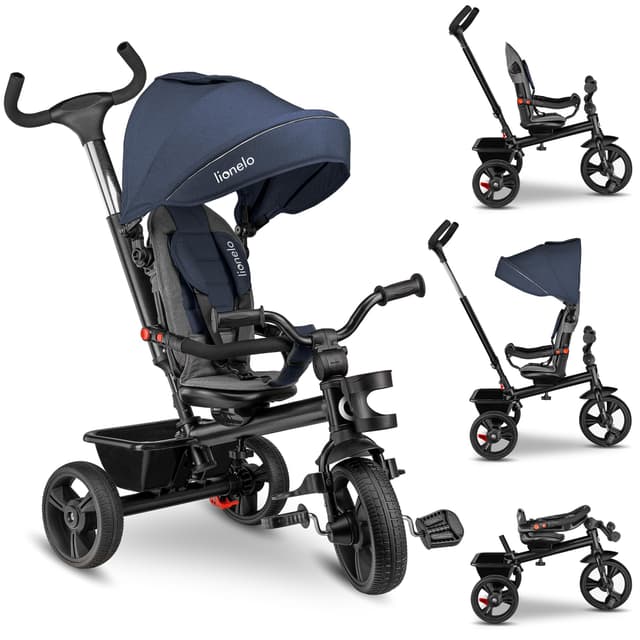 🦁🚲 LIONELO Haari 2in1 Dreirad mit Schubstange ab 18 Monate bis 25kg 🛴💨