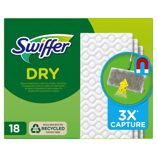 🧹🏠 Swiffer Bodenwischer Boden Staubtücher Nachfüllpack 18 Tücher - Deal des Tages! 🏷️