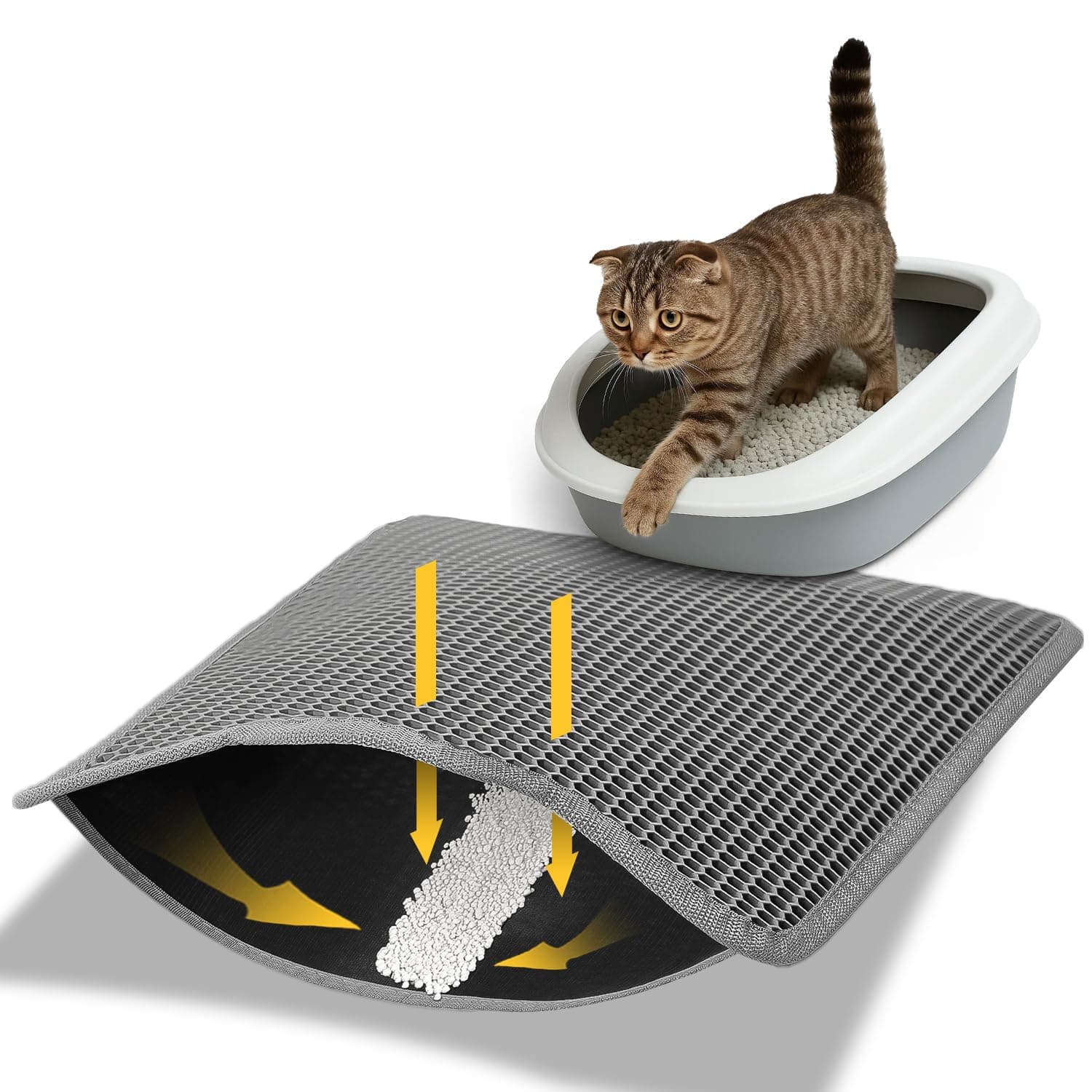 Conlun Katzenklo Matte, 58x42cm 🐱💦