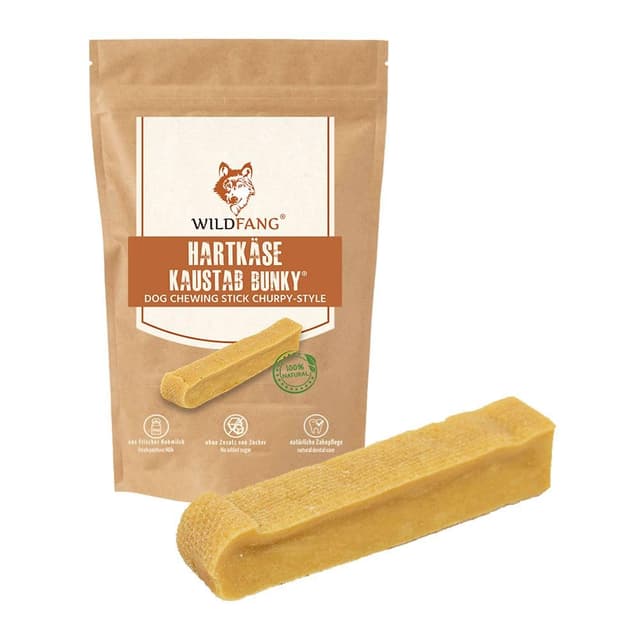 🐶 Wildfang® 1 Yak Kaustab Hund (Größe S) - Natürlicher Käsesnack vom Himalaya 🧀🏔️