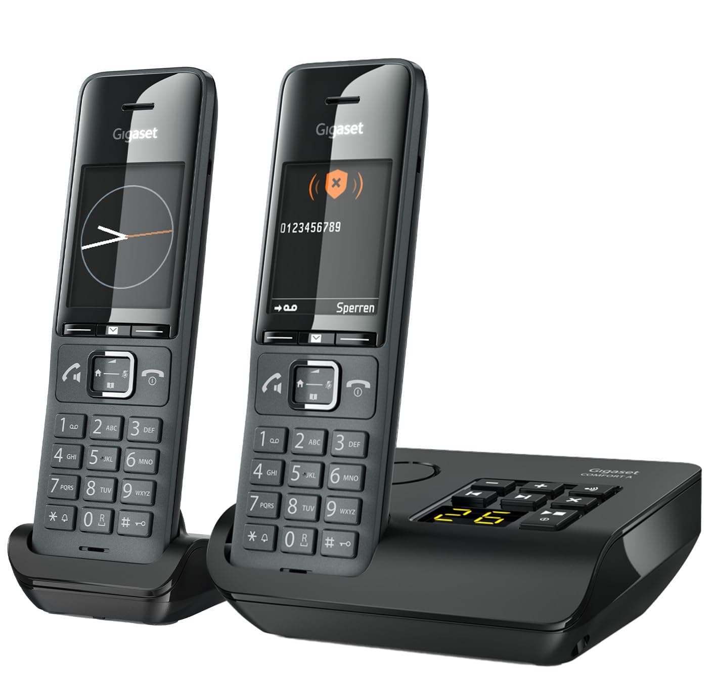 Schnurlose DECT-Telefone Gigaset Comfort 520A Duo 📞🔊