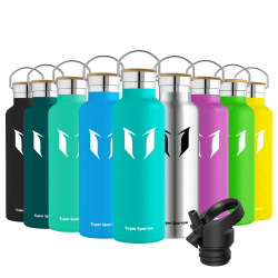 🌟 Super Sparrow Trinkflasche Edelstahl - 750ml Minze 🌟 Angebot bei HelloDeals