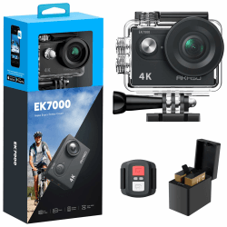 AKASO Action Cam,4K30FPS 20MP WiFi Unterwasserkamera 170°Ultra Weitwinkel Full HD 📷🌊 Angebot bei HelloDeals