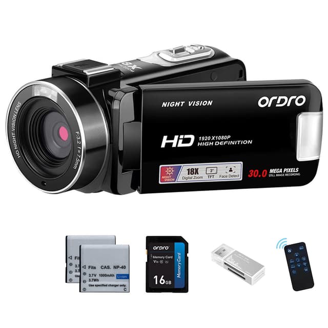 ORDRO Full HD 1080P 30MP Camcorder 📹🌟
