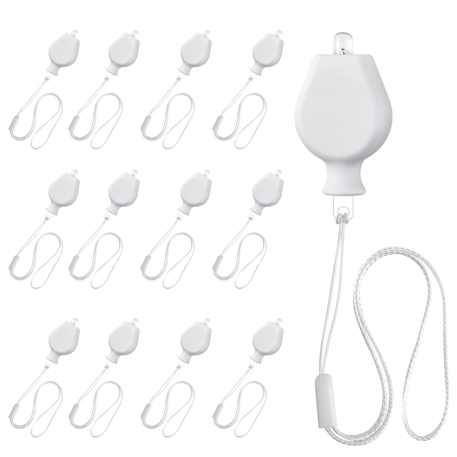 Yizhet 12 LED Ballonlichter, Warmweiß, Für Hochzeit, Halloween, Weihnachten, Party Dekoration