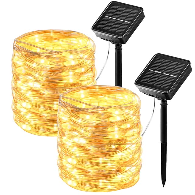 Solar Lichterkette Aussen 2x26 M 240 LED 🌞🎉