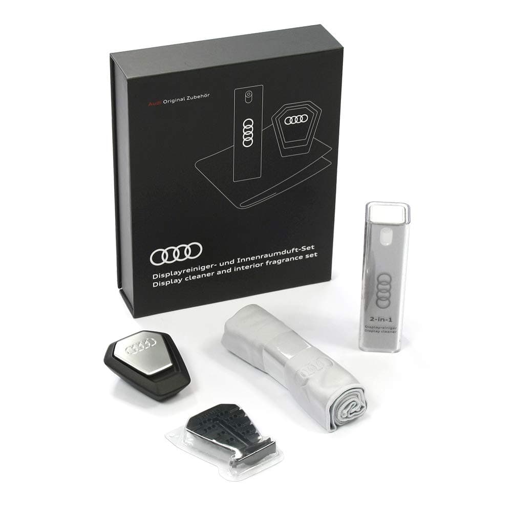 🚗 Audi 80A057800 Pflegeset Displayreiniger Duftspender Reinigungstuch Angebot! 🎉
