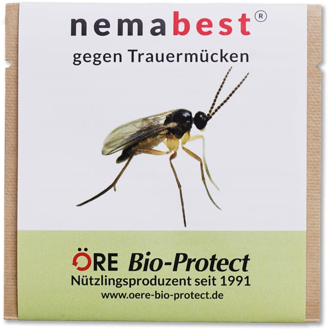 🌿🪲 nemabest® SF Nematoden 3 Mio. (30 Pflanzen/6m²) gegen Trauermücken - Biologische Schädlingsbekämpfung
