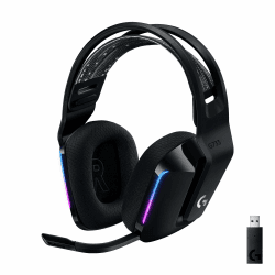Logitech G733 LIGHTSPEED kabelloses Gaming-Headset mit Kopfbügel - Schwarz Headset Schwarz G733 Angebot bei HelloDeals