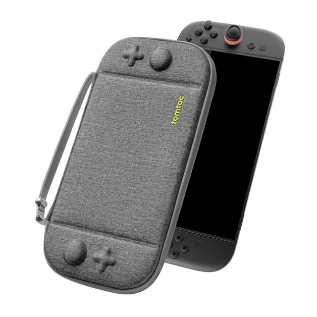 🎮👜 tomtoc Slim Tasche für Nintendo Switch 2 (2025) - Grau - Tragetasche mit Militärstandard-Schutz
