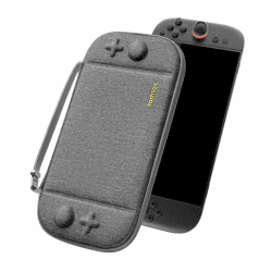🎮👜 tomtoc Slim Tasche für Nintendo Switch 2 (2025) - Grau - Tragetasche mit Militärstandard-Schutz