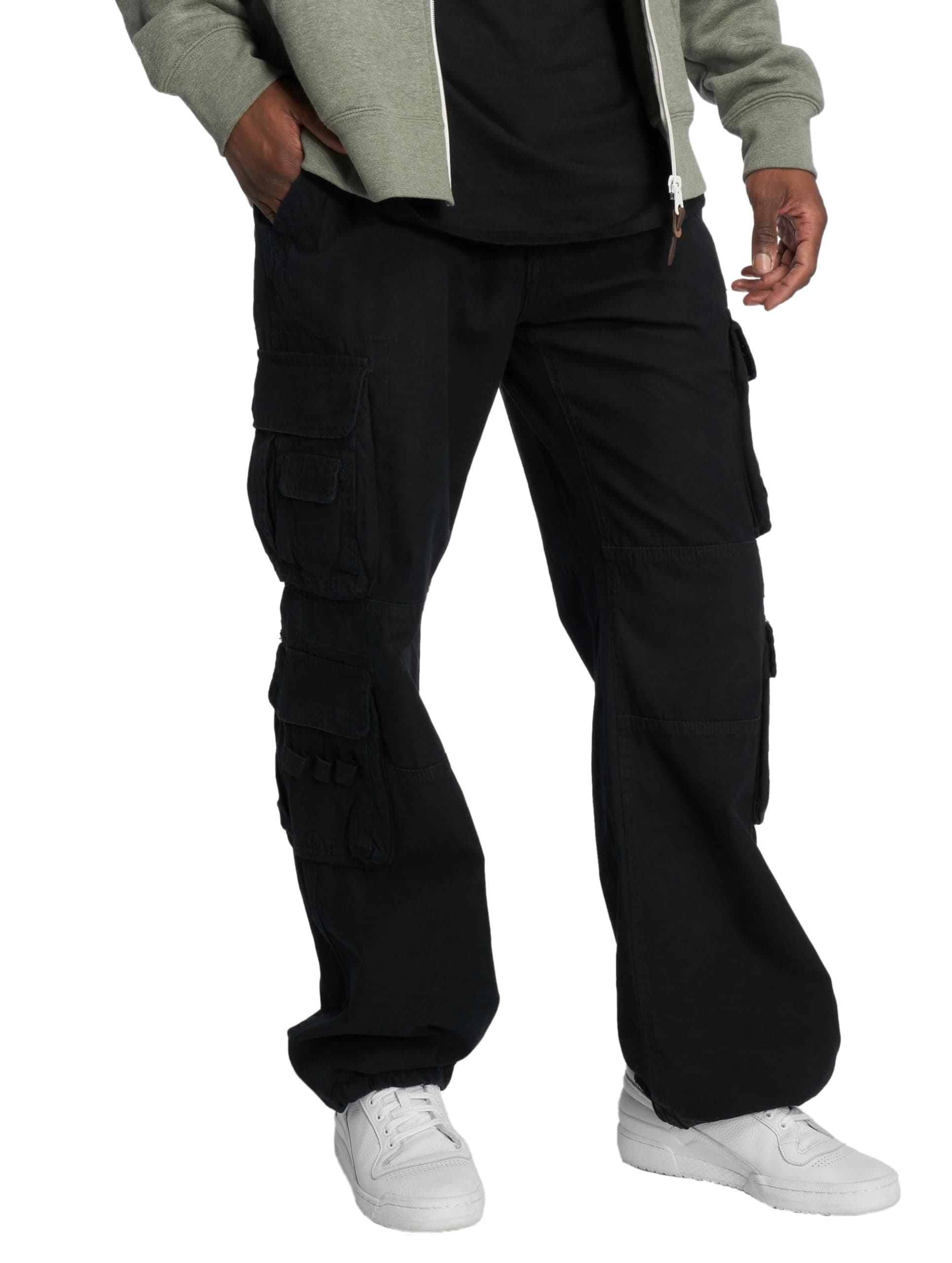 Brandit Herren Pure Vintage Pants Hose in Schwarz 😎👖