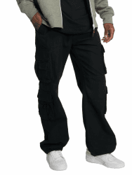 Brandit Herren Pure Vintage Pants Hose in Schwarz 😎👖 Angebot bei HelloDeals