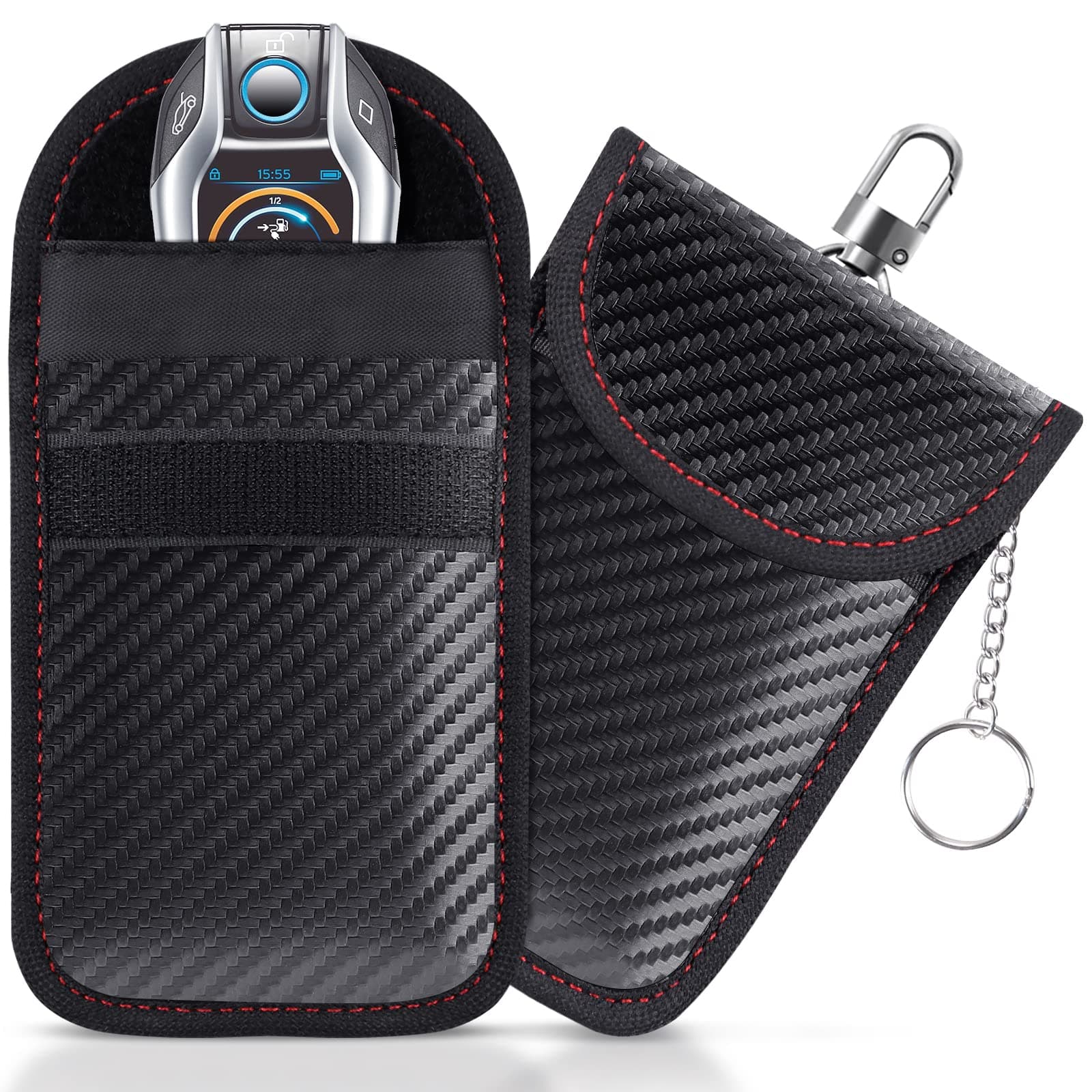 🔒🚗 Lanpard 2 STK Mini Keyless Go Schutz Autoschlüssel RFID Blocker