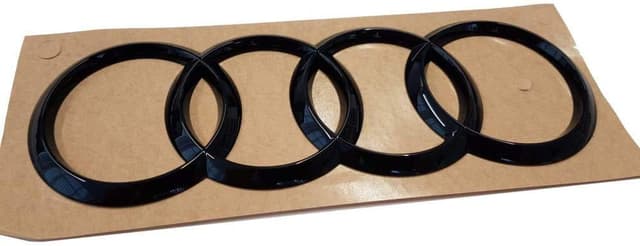 Audi 8V7071802 Ringe Emblem Logo schwarz Tuning Exclusive Black Edition für Q3 (Typ F3) Sportback 🖤🚗