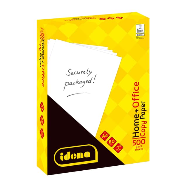 📄 Idena 10548 - Kopierpapier A4, 500 Blatt, weiß, Papierqualität 80g/m²