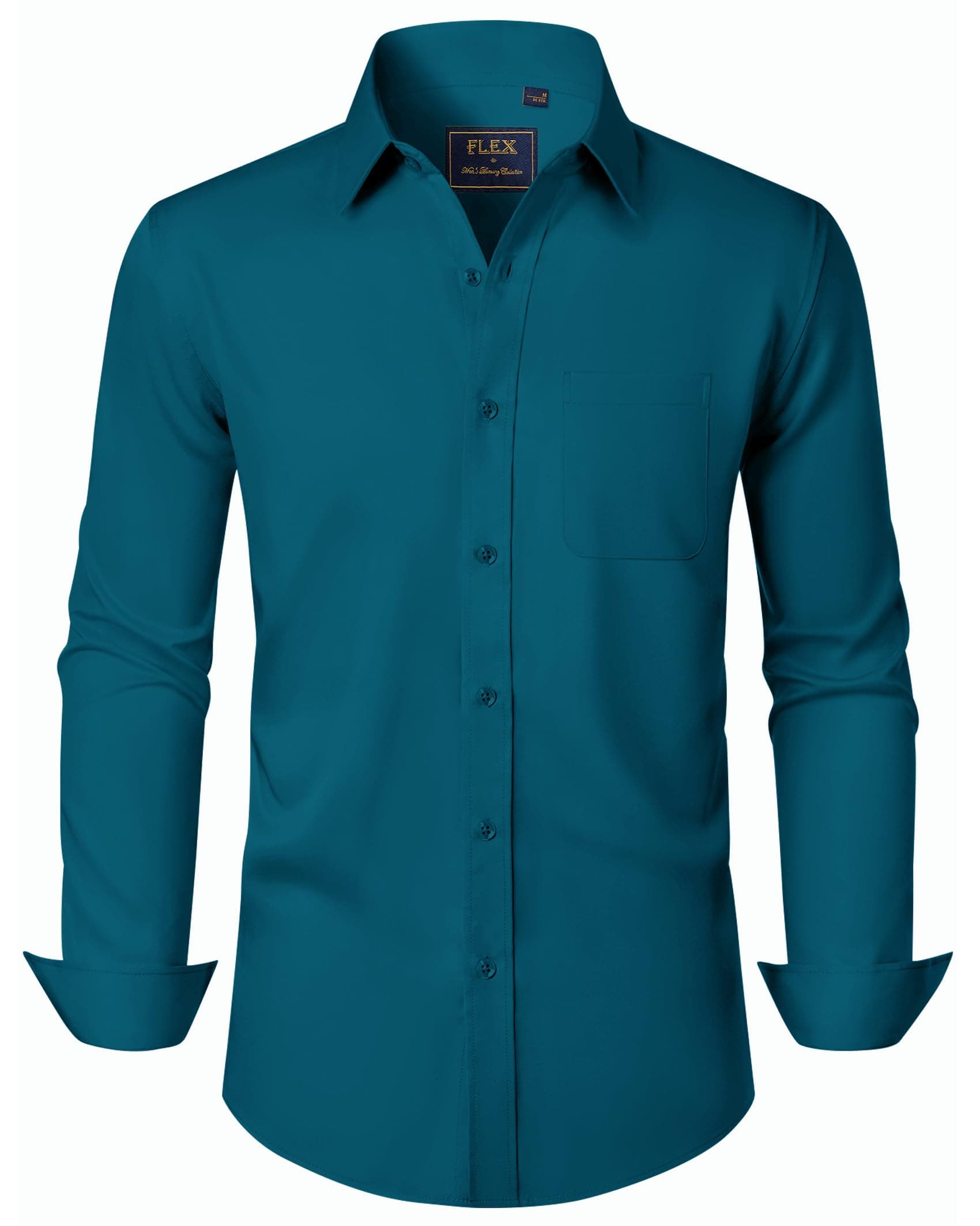 👔 J.VER Herren Hemd Langarm Regular Fit Stretch Freizeithemden
