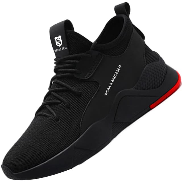 👟🔥 BAOLESEM Sicherheitsschuhe Herren & Damen - Leicht & Atmungsaktiv! 🛡️