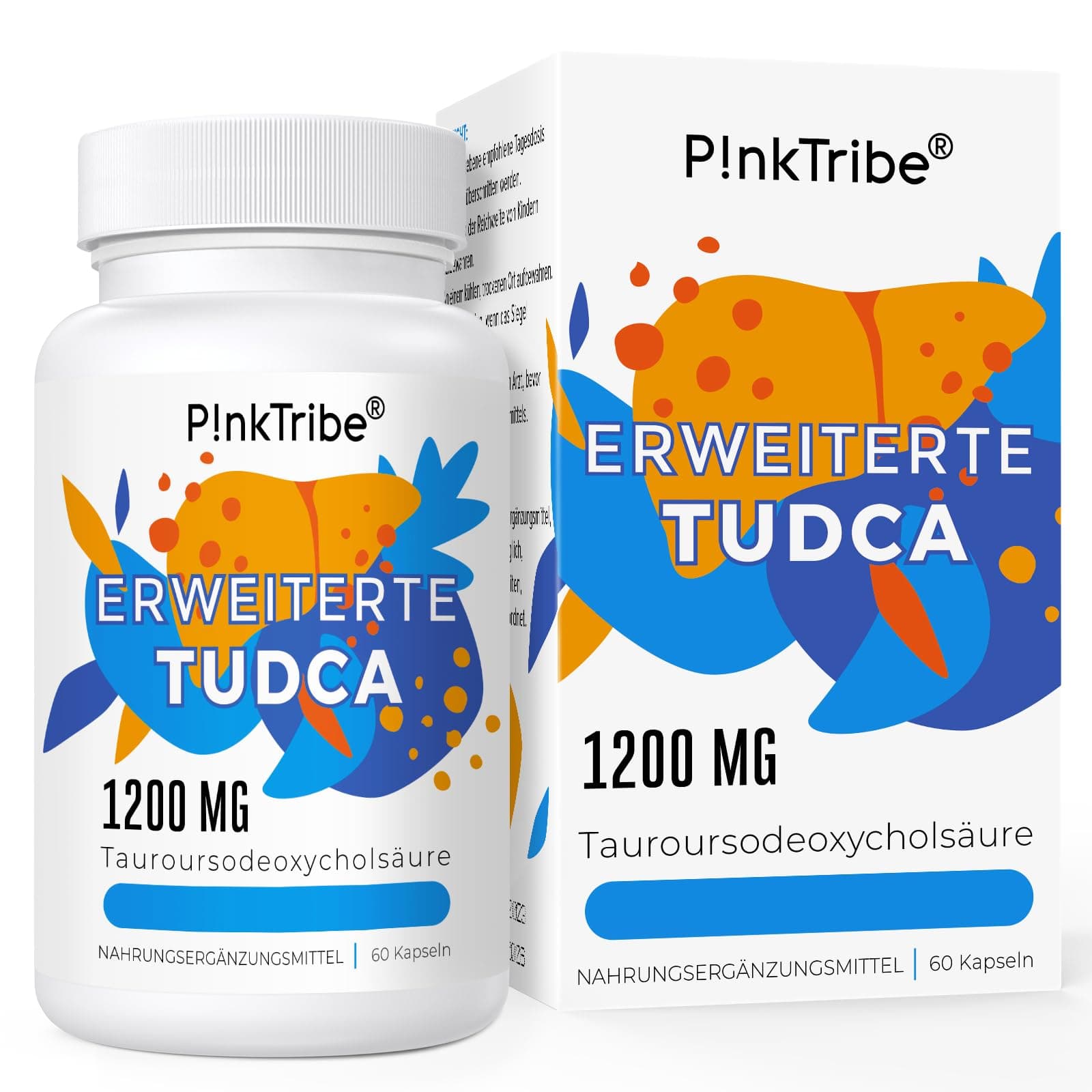 🌟 TUDCA Supplement 1200mg pro Portion, 60 Kapseln 🌟