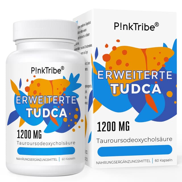 🌟 TUDCA Supplement 1200mg pro Portion, 60 Kapseln 🌟