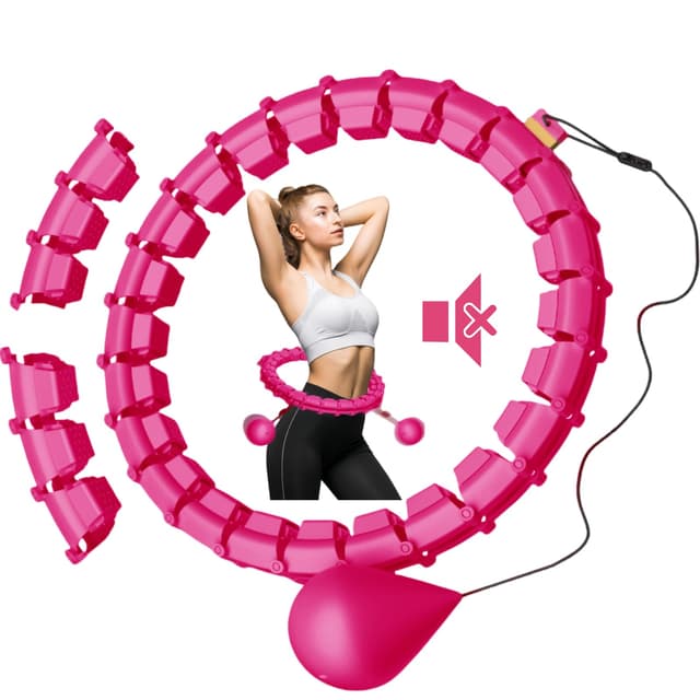 Smart Hoop Reifen für Erwachsene mit Gewicht Kugel - Fitness, Spaß und Gewichtsverlust! 🏋️‍♂️