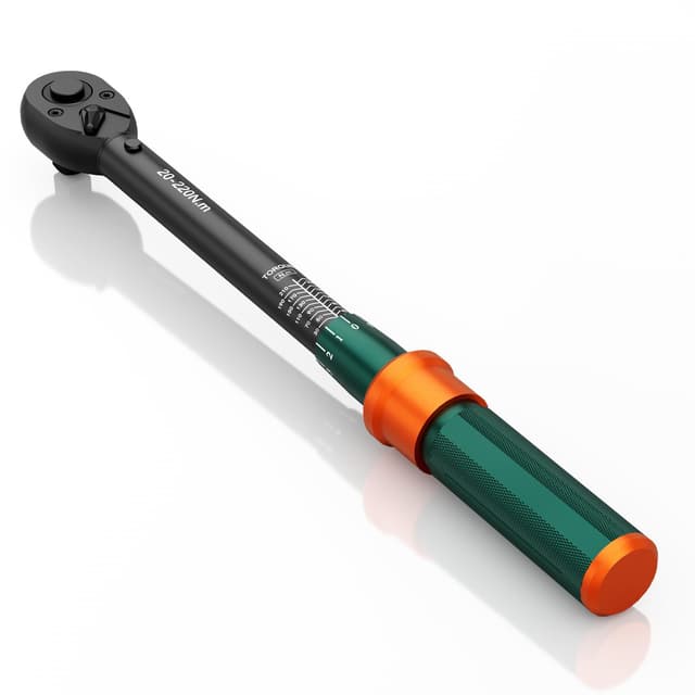 🔧 NADOKHI Drehmomentschlüssel 1/2 Zoll, 20-220Nm, 72 Zähne Wende Ratschenkopf 🔧