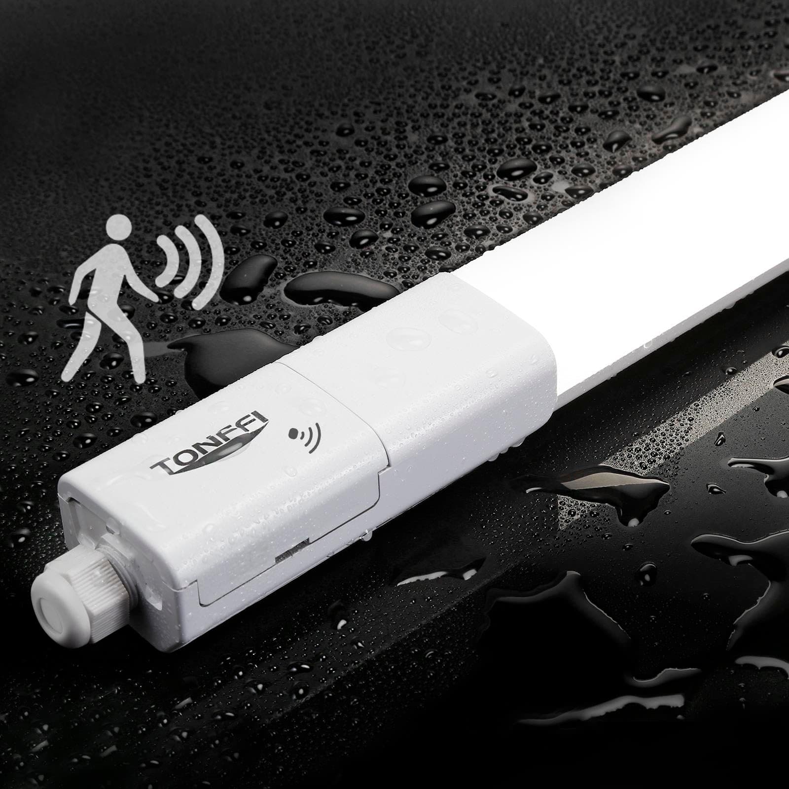 TONFFI LED Feuchtraumleuchte 115CM mit Bewegungsmelder Angebot! 🌟