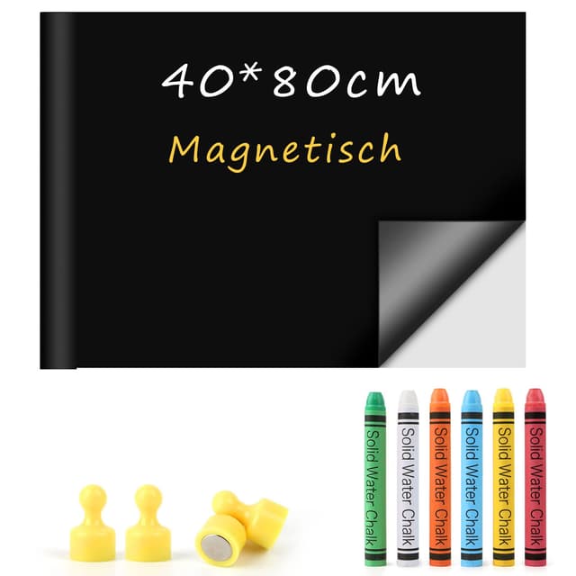 🎨🧲 Ukaeno Magnetische Selbstklebende Tafelfolie - 40 x 80cm 🧲🎨