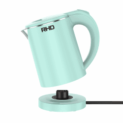 🌟 Reisewasserkocher 500ML Wasserkocher Klein, Edelstahl-Teekanne, Sockel mit Aufbewahrungsfunktion 🌿