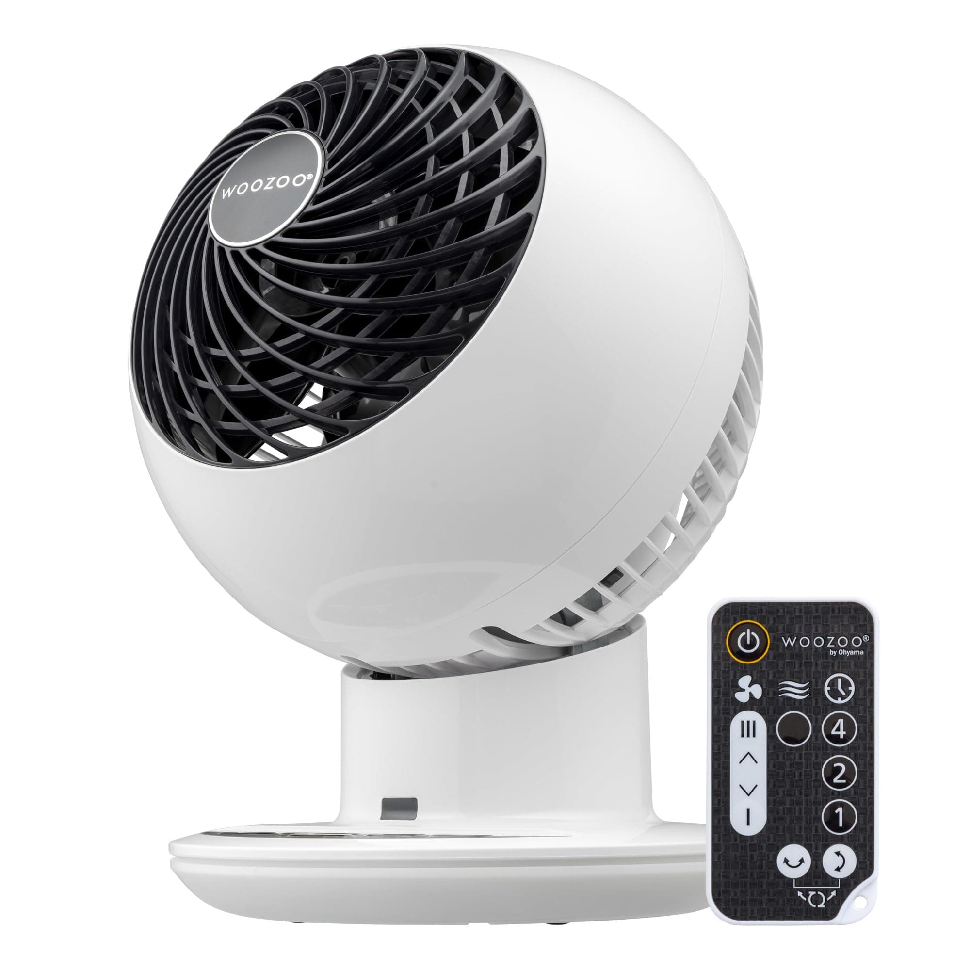 🌀 Iris Ohyama Woozoo Ventilator - 30m² - Weiß - Fernsteuerung - leise - Tischventilator - Bodenventilator