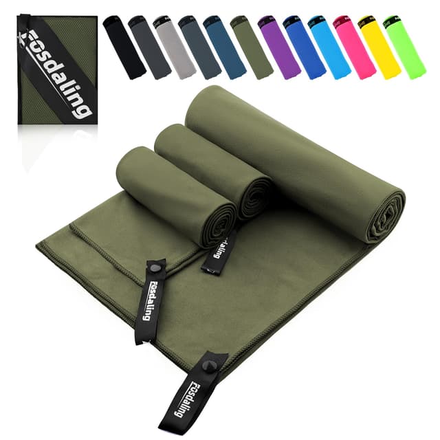Fosdaling Mikrofaser Handtuch 3er Set 🏖️
