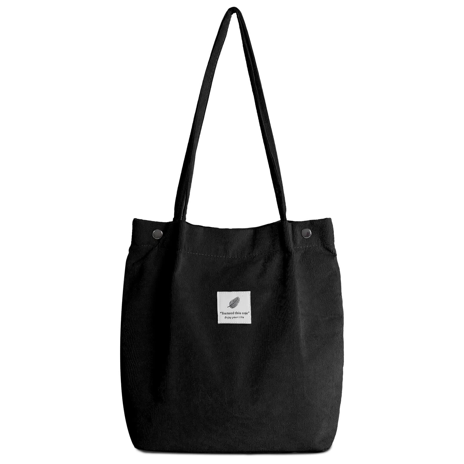 👜 iophi Umhängetasche Damen Groß, Cord Tasche Damen Tote Bag Handtasche Beutel Lässige Stofftasche