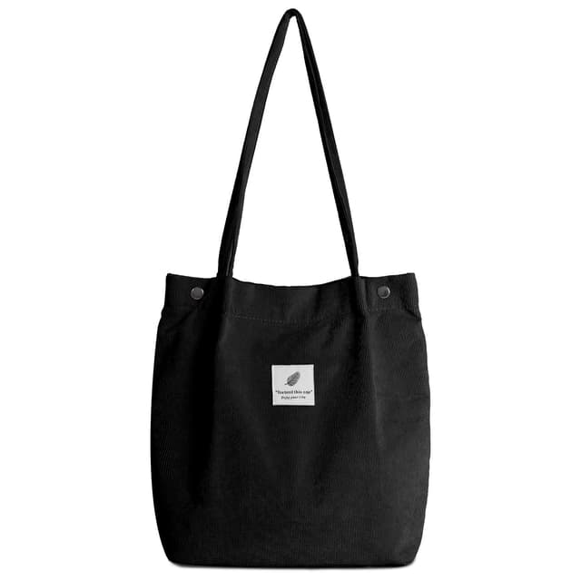 👜 iophi Umhängetasche Damen Groß, Cord Tasche Damen Tote Bag Handtasche Beutel Lässige Stofftasche