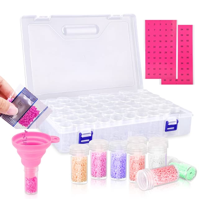 💎 Diamond Painting Aufbewahrungsbox - DIY Basteln Schmuck Strass