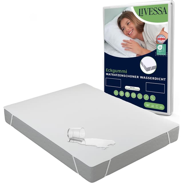 LIVESSA Matratzenschoner 80 x 200 - Wasserdicht & Oeko-TEX Zertifiziert 🛏️