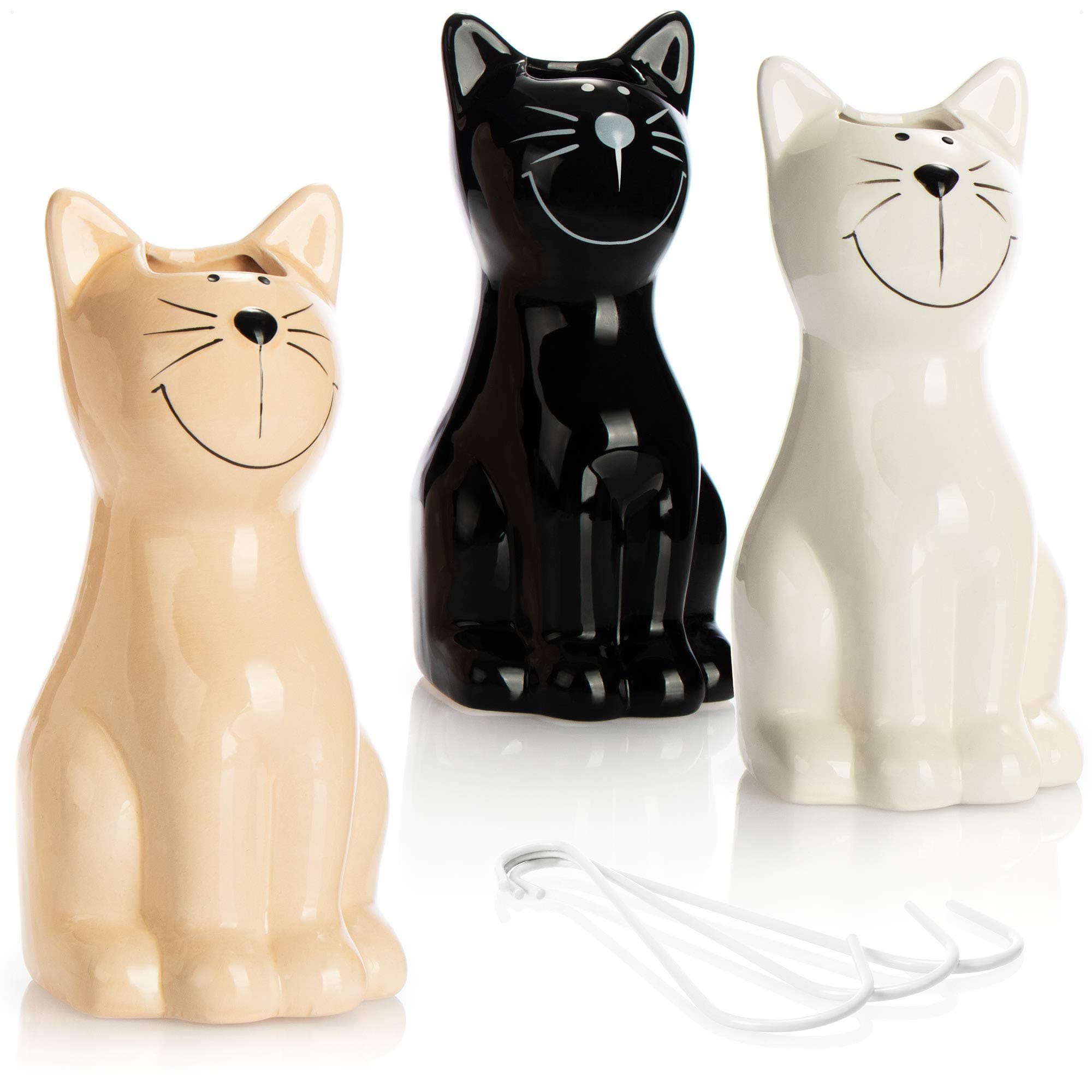 Angebot: com-four® 3X Luftbefeuchter Heizung in Katzen-Design 🐱